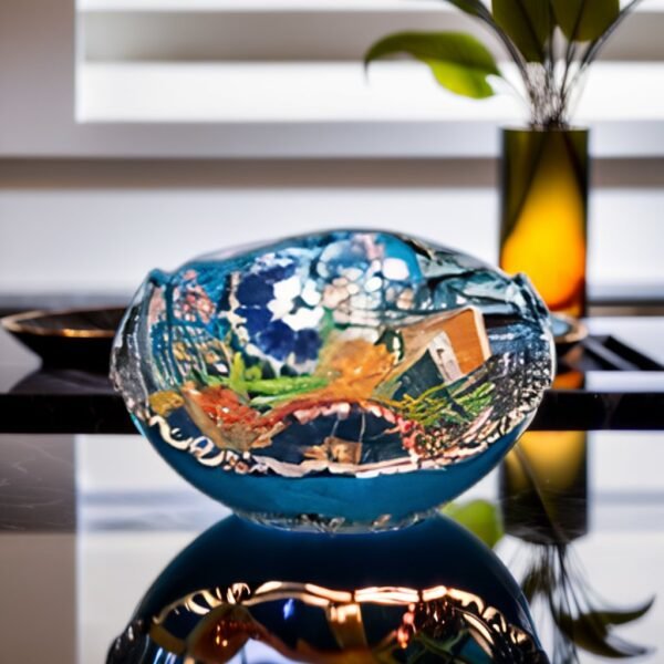 Turkish Bowl Round Scalloped  ( 10 cm)