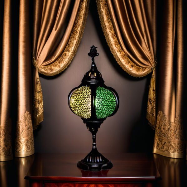 Tower Lamp (Moroccan 10″ Globe)
