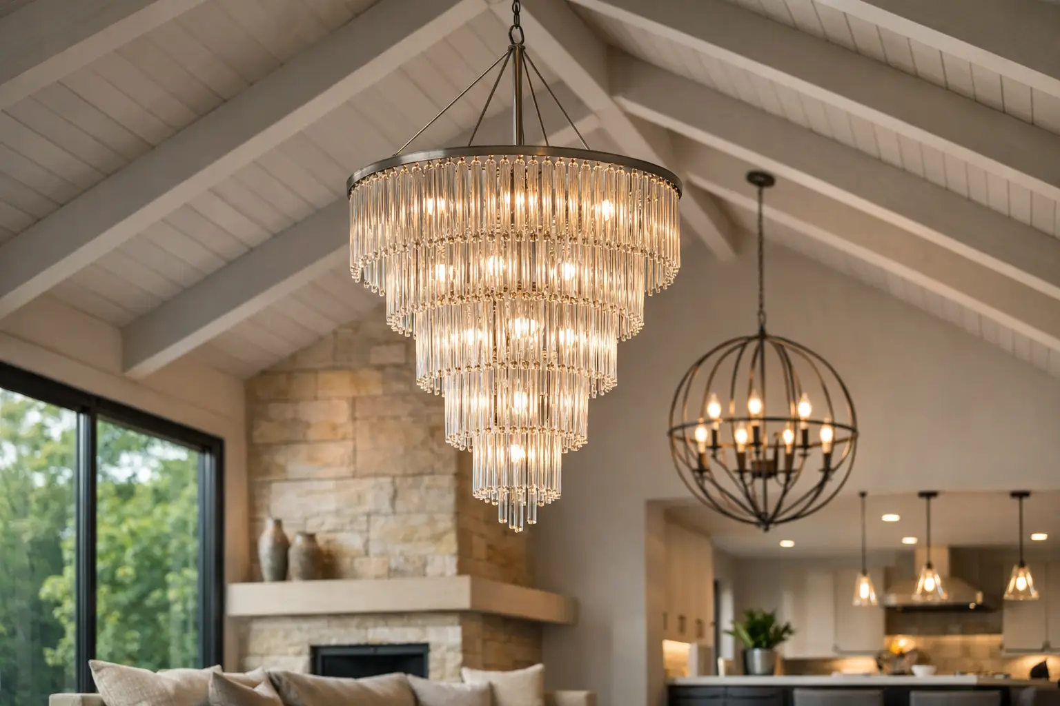 Custom Chandeliers for Vaulted Ceilings