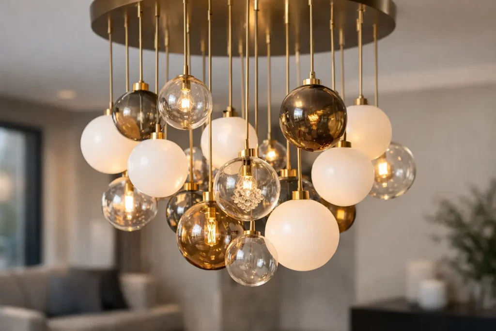 Personalized Chandelier Globe Combinations