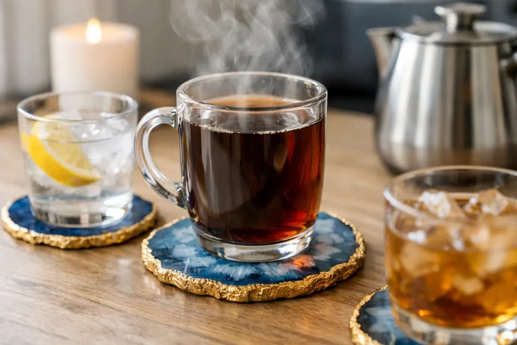 Are Agate Coasters Heat Resistant Enough for Drinks?