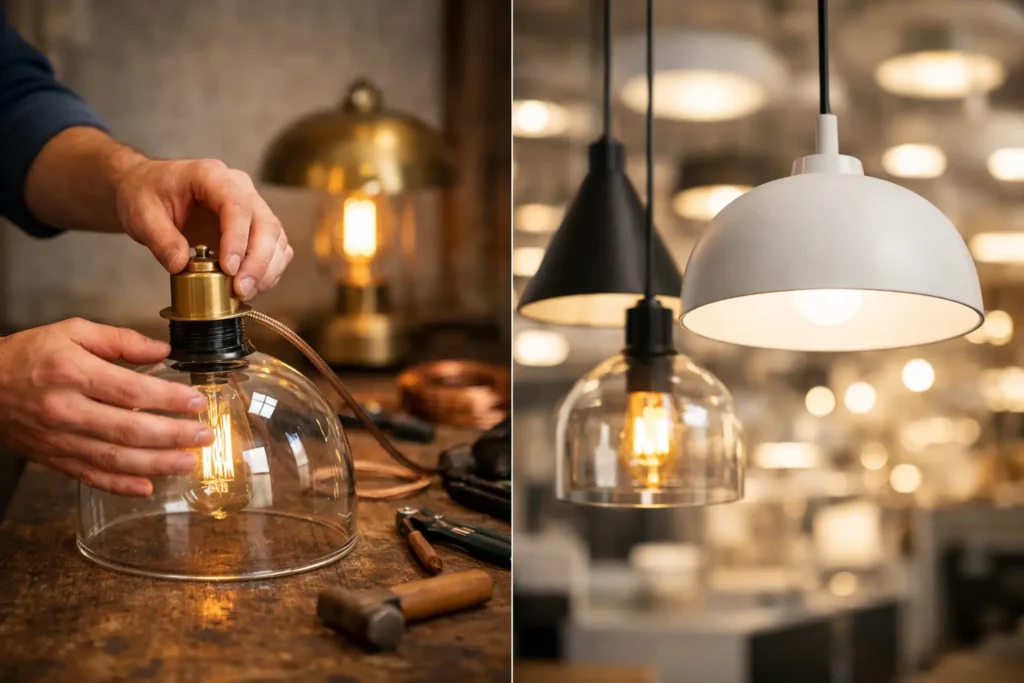 Handmade Lighting vs Mass Produced Lighting